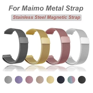 Pulseira De Aço Inoxidável Para Maimo Smart Watch 23mm Magnética De Metal De Substituição