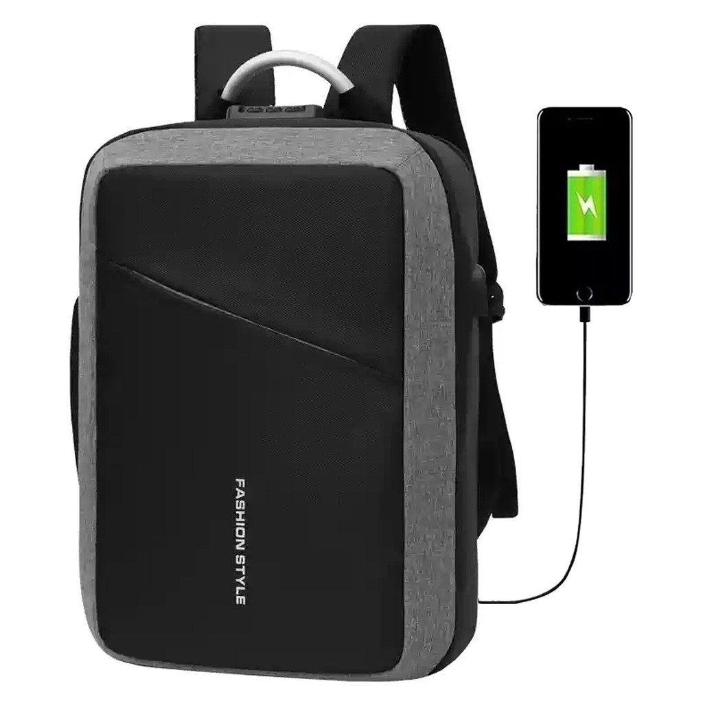 Mochila Bolsa Anti Furto Com Cadeado Al a Refor ada Para Notebook