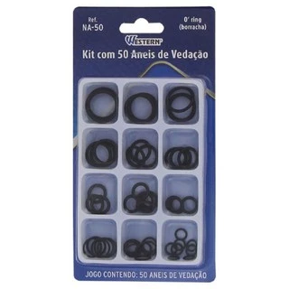 Anel De Vedação Anéis O´Ring Kit Com 50 Anéis De Vedação Western Ref.NA-50