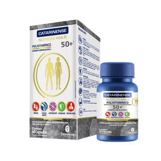 Polivitamínico 50+ 60 cápsulas - Catarinense