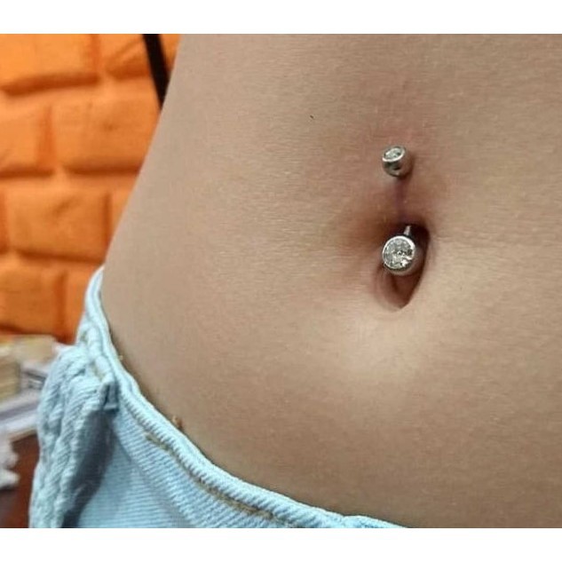 PIERCING UMBIGO PRATA - Boutique da Prata