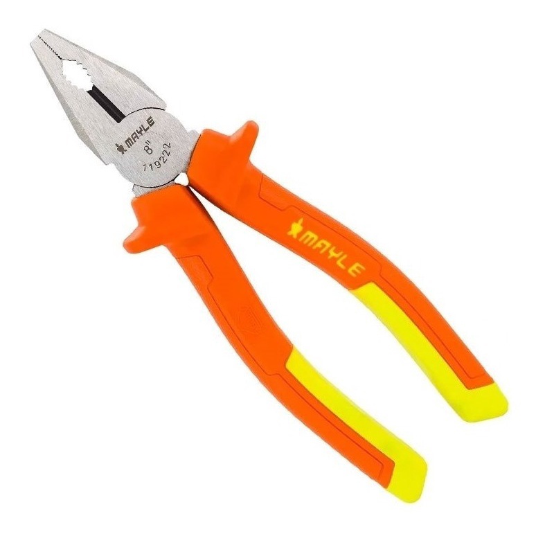 Bahco Isolierte Universalzange 200 Mm – 1000 V, Für Elektroinstallationen, Nach ISO 5746