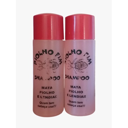 Shampoo Piolho Fim Seca Os Piolhos E As Lendias | Shopee Brasil