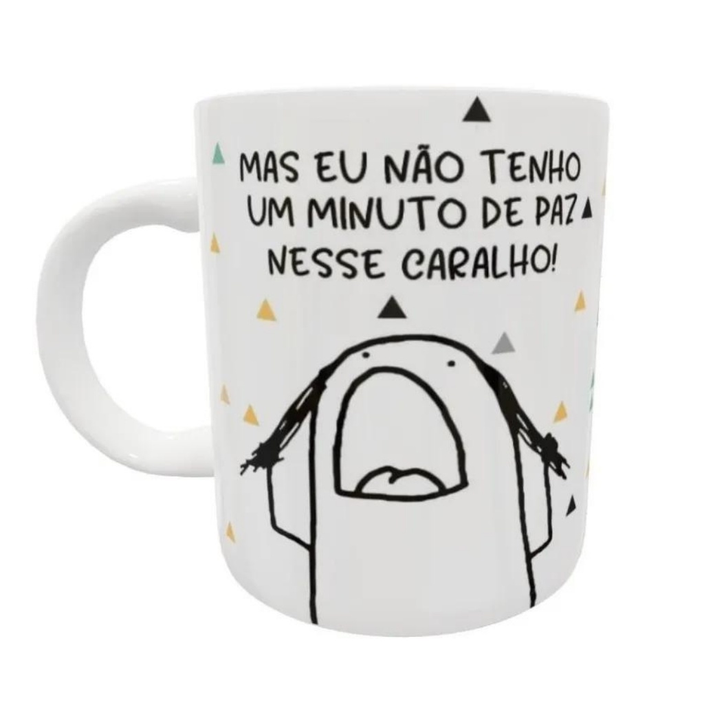 Caneca Flork Meme Bento Divertida Mas eu não tenho um minuto