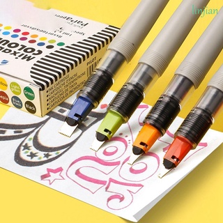 LINJIAN 1.5/2.4/3.8/6.0mm Tips Animation Design Calligraphy Pens Drawing Writing Duckbill Fountain Pen Parallel Pens