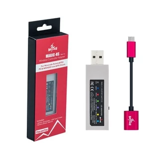 Mayflash Adaptador de Controle Sem Fio para Nintendo Switch, PS4, PS3, Xbox Series X/S, PC, Steam Deck, Raspberry Pi, macOS (MAGIC-NS)