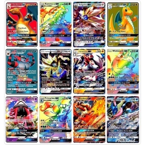 Carta Pokémon Ultra Rara gx aliados rainbow Com Muita Vida + Brinde em  Promoção na Americanas
