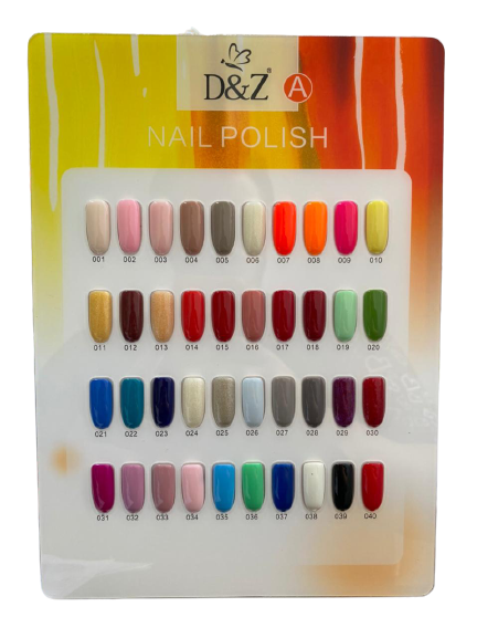 Esmaltes em Gel - Coleção A - D&Z / DeZ / DZ (7,5ml)