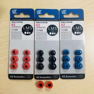 KZ 3Pair (6pcs) Dicas Para Orelha De Espuma De Isolamento Acústico Fone De Ouvido