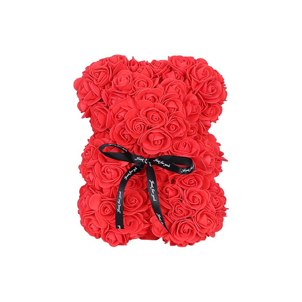 Urso em Rosas de EVA Macio presente dia dos namorados com 25cm Envio ...