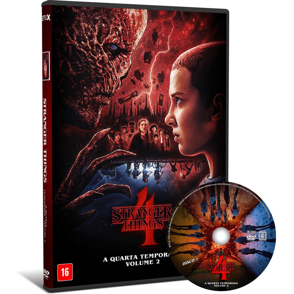 DVD Série Stranger Things A Quarta Temporada - Parte 2 (2022)