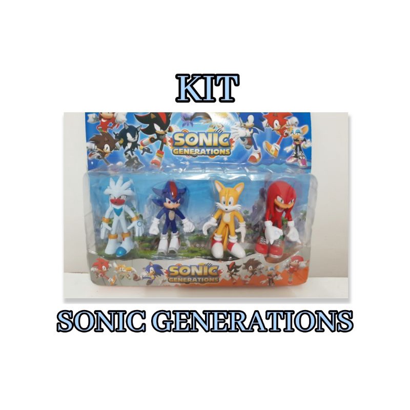 Boneco do Sonic - Coleção do Jogo Sonic Generations - Sega 