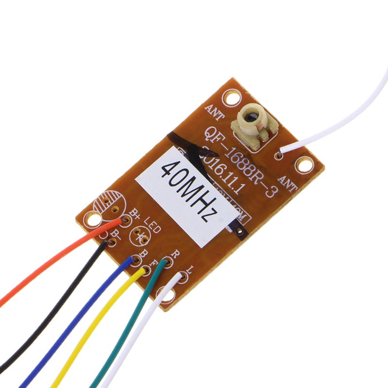 4CH 40MHZ Transmissor E Receptor Remoto Com Antena Para Diy Carro De Controle Remoto Rc Robô