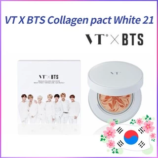 VT X BTS l Collagen pact White & Black Maquiagem BTS Coreano Beleza Cosméticos