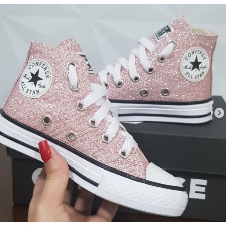 TÊNIS ALL STAR BOTINHA GLITTER INF