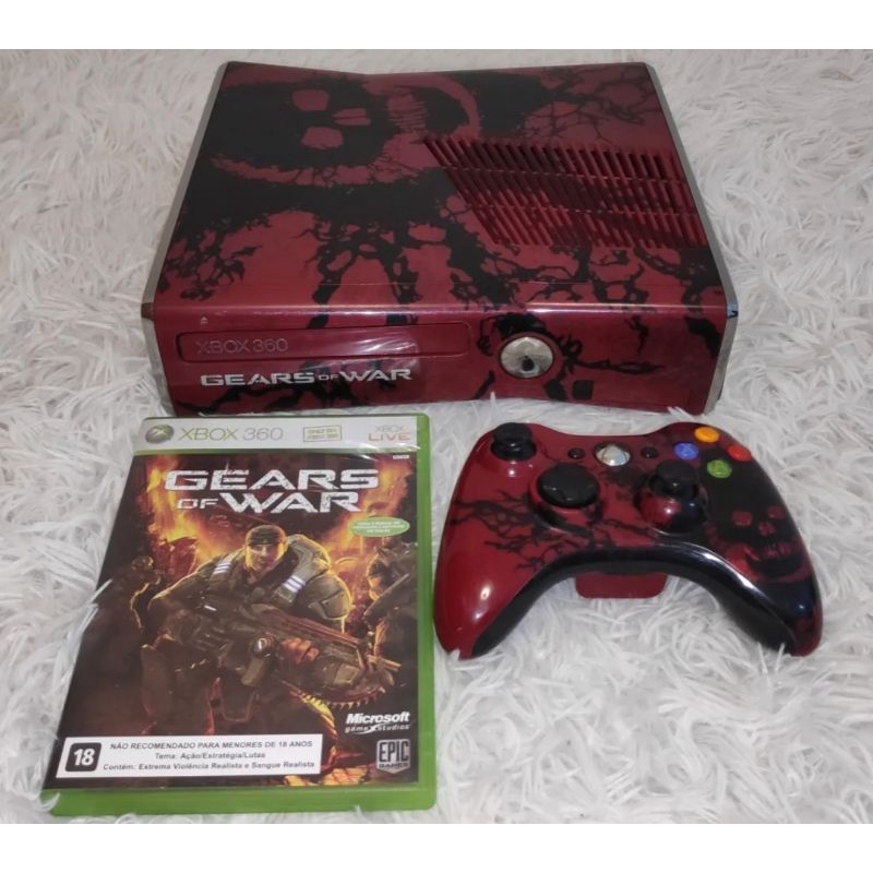 Xbox 360 com edição limitada de Gears of War 3