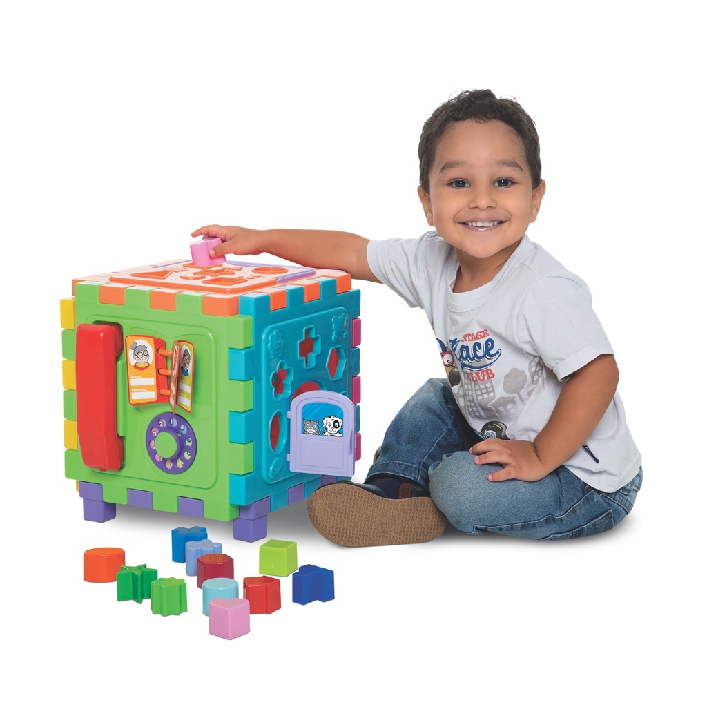 Kit 2 Brinquedos Educativos Para Criança 1 Ano Bebe 12 meses