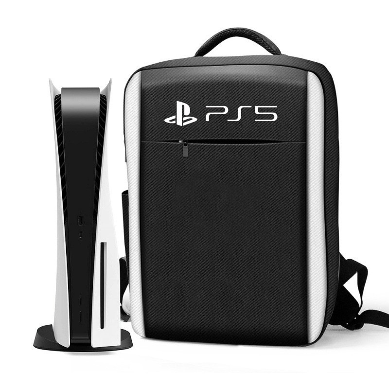 Para PS5 Console Saco De Armazenamento À Prova De Choque Bolsa De Ombro De Viagem Ao Ar Livre Portátil Mochila Laptop Pacote De Negócios De Alta Capacidade