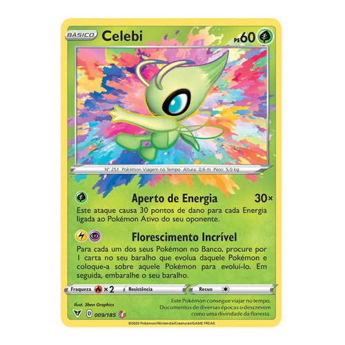 Carta Pokémon - Celebi (16/64) - Raro