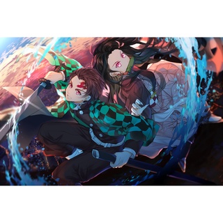 Quadro Decoração Mdf Demon Slayer Kamado Nezuko Forma Oni