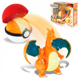 Kit Pokemon Articulado E Pokebola Brinquedo Montar Crianças