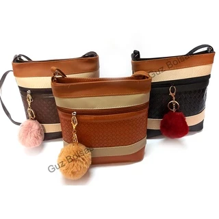 KIT 10 PEÇAS Bolsinha Feminina Alça Transversal