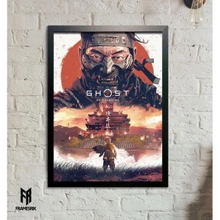 Quadro gamer Ghost of Tsushima