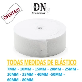 Elástico Chato Branco Todas As Medidas em Oferta na Shopee