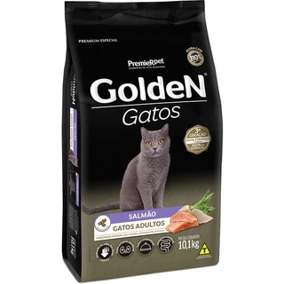 Ração Golden Gatos Adultos Salmão 10,1kg