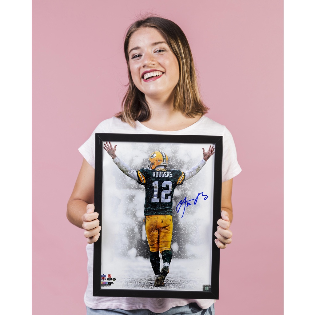 Aaron rodgers pink clearance womens jersey