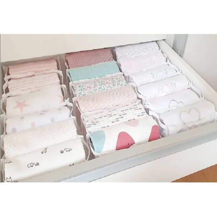 Colmeia para organizar store roupas de bebe