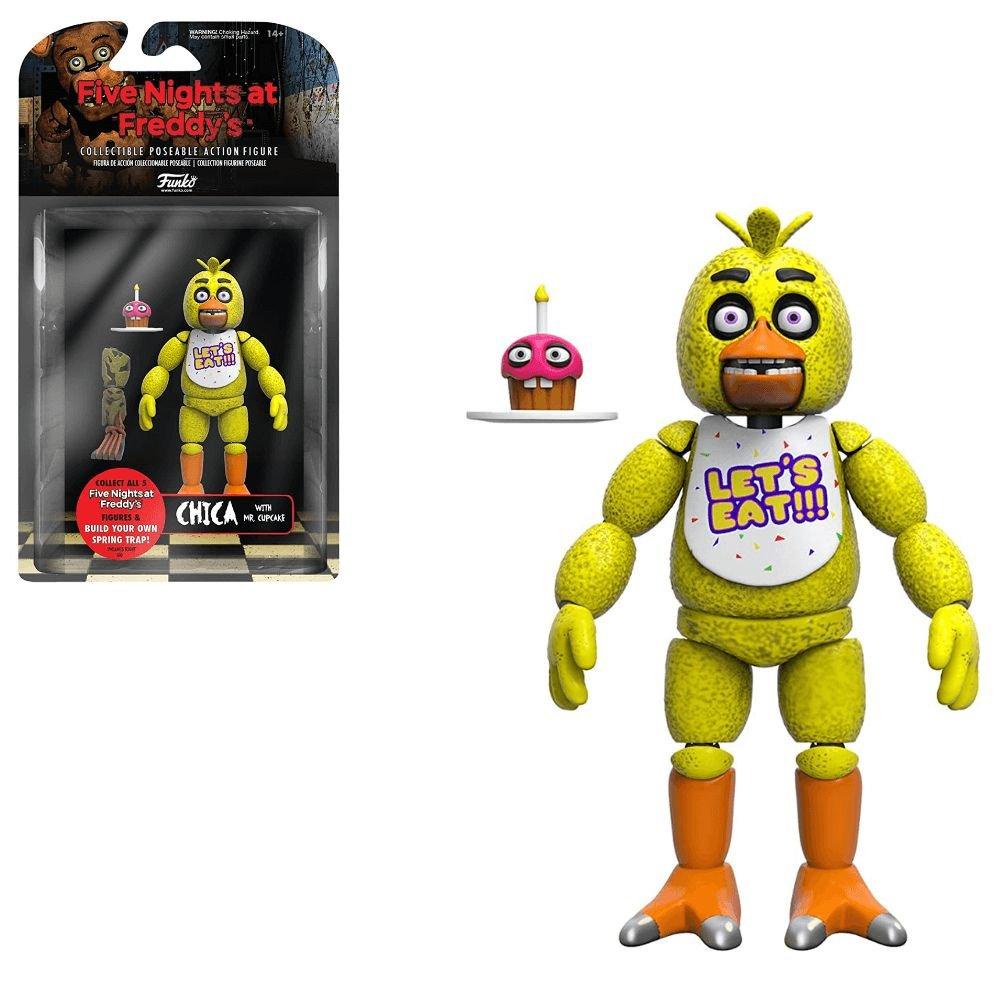 Funko Five Nights at Freddy's Chica w/ Mr. Cupcake Spring Trap Parts ...