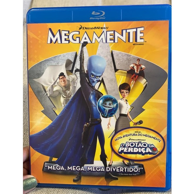 Megamente (Blu-ray) + Edição Especial Com O Botão Da Perdição | Shopee ...