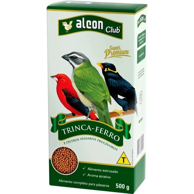 Ração Para Pássaros Alcon Club Trinca-ferro 310g - Solos Agropet