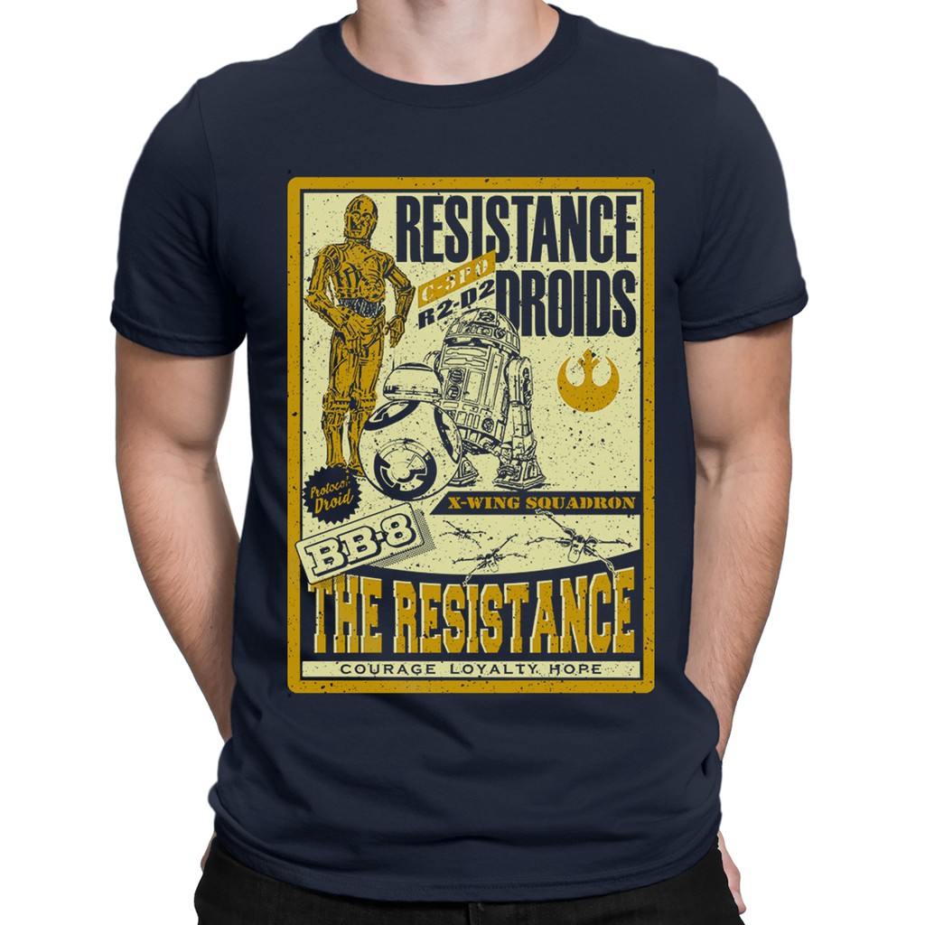 Camiseta Star Wars Os Últimos Jedi R2-d2 Bb8 Droids C3po