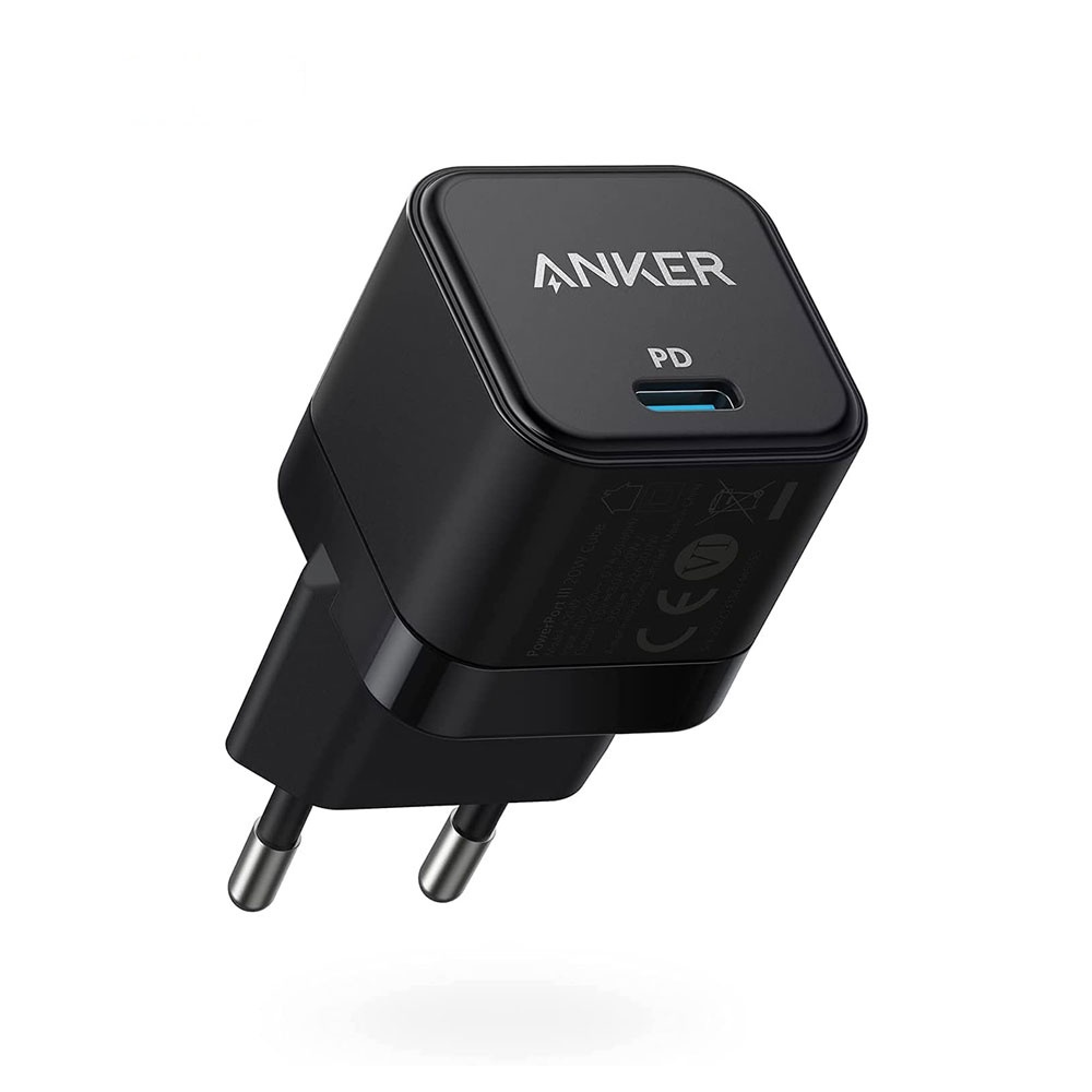 Carregador Rápido USB-C de 20W Anker PowerPort III Cube
