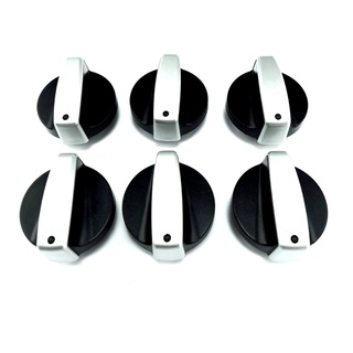 Kit 6 Botões Manipulos Para Fogão Itatiaia Waves 5 Bocas