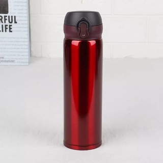 Garrafa térmica tipo squeeze personalizada em inox 450 ml - FBGP