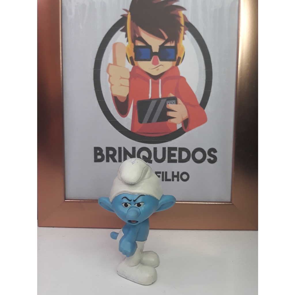 Boneco Papai Smurf Mclanche Feliz, Brinquedo Mcdonald's Usado 93458535