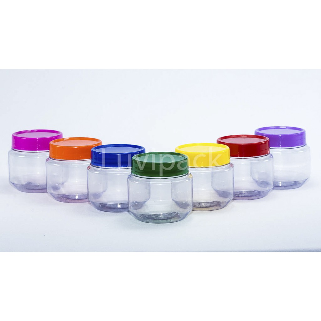 50 Potes 120g Plástico Cristal - Papinha, Brigadeiro Gourmet, Balinhas, Geleinhas, Confeitos