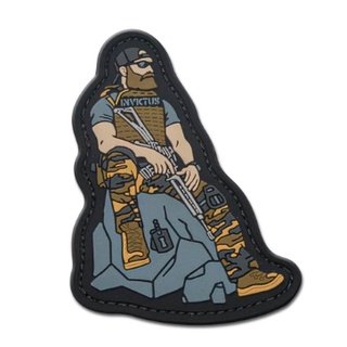 Patch Tático Emborrachado Invictus - formatos de armas - kwa -ares - Ics -  G&G e outros - Militar - Brevê