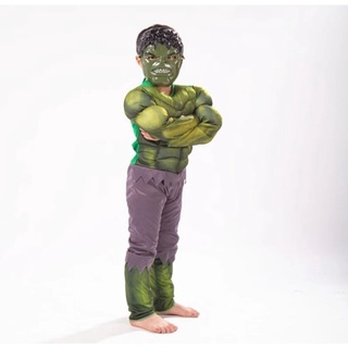 Fantasia Infantil Hulk com Máscara - Lojinha da Vivi - Roupas