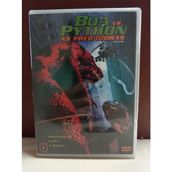 BOX DVD Boa vs Python as predadoras | Shopee Brasil