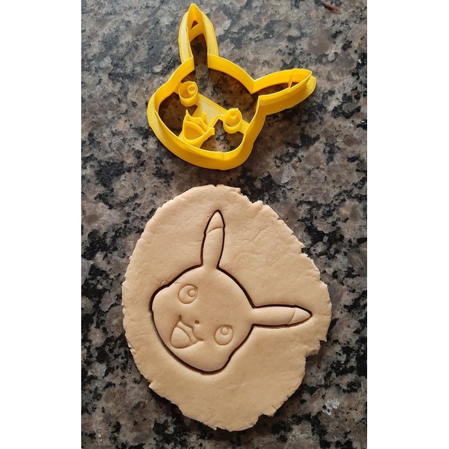Kit de Cortadores de Biscoito Tema Pokémon - Rosto - Mãe com Açúcar