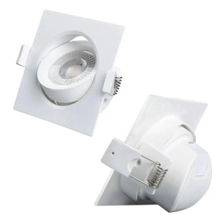 Spot Led 3W/5W/7W/9W Direcionavel Embutir Quadrado