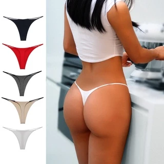 Roupas Íntimas Femininas Em Fio Dental Sem Costura Para Calcinha Feminina Tangas Exóticas De Baixo Nível