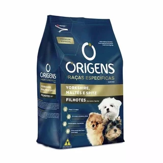 Ração Origens Premium Especial Raças Específicas Cães Filhotes Yorkshire, Maltês e Spitz 1kg