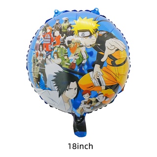 Modelagem Balão De Filme De Alumínio Naruto 59,9cm Desenho Animado Anime  Uzumaki Brinquedo De Decoração De Festa De Aniversário Infantil