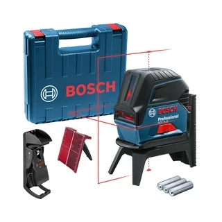 Nível Laser GCL 2-15 Bosch 15 Metros Pontos de Prumo com Suporte e Clip IP54