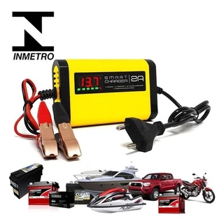 Carregador Bateria Automotivo 12v 2ah Carro Moto - Display Digital e Analógico - A Sua Escolha